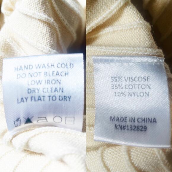 Lovers + Friends Astrid Ribbed Cutout Cream Midi Dress Size XS - Picture 4 of 6